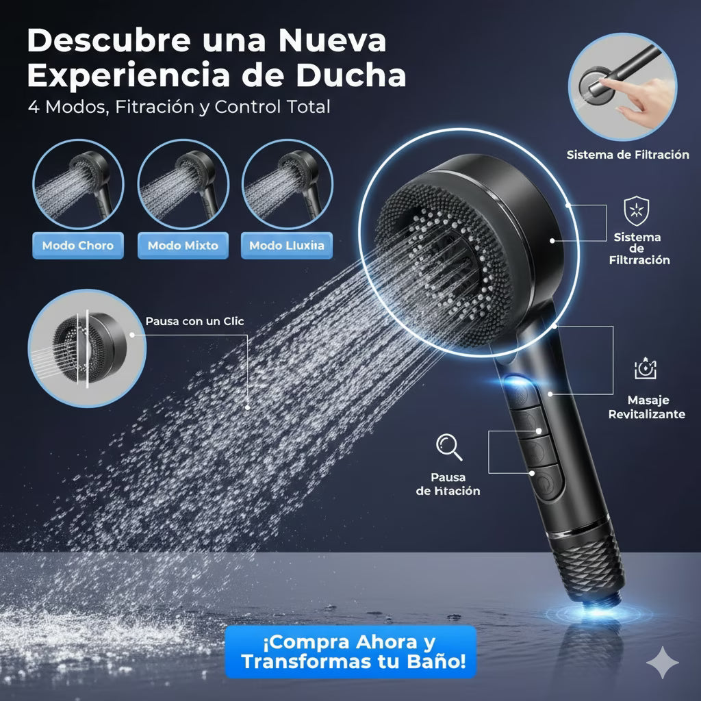 Cabezal De Ducha Alta Presión